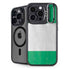 Nigeria Flag Distressed iPhone 14 Pro Kickstand Case